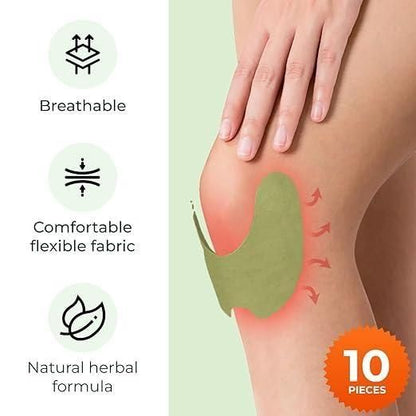 Self-Heating Knee Pain Relief Patches (Pack of 10, 20, 30)