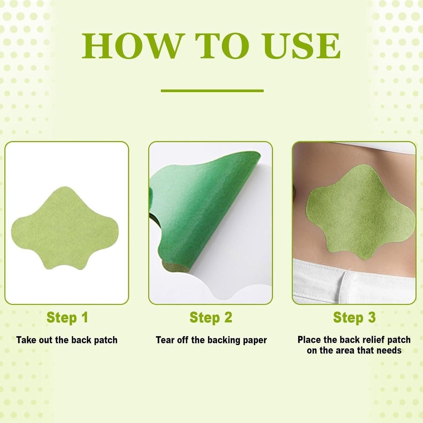 Self-Heating Knee Pain Relief Patches (Pack of 10, 20, 30)